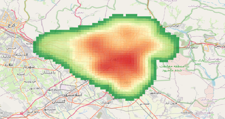 Exploring Spatial Density with Python: KDE Analysis of Schools in Tehran